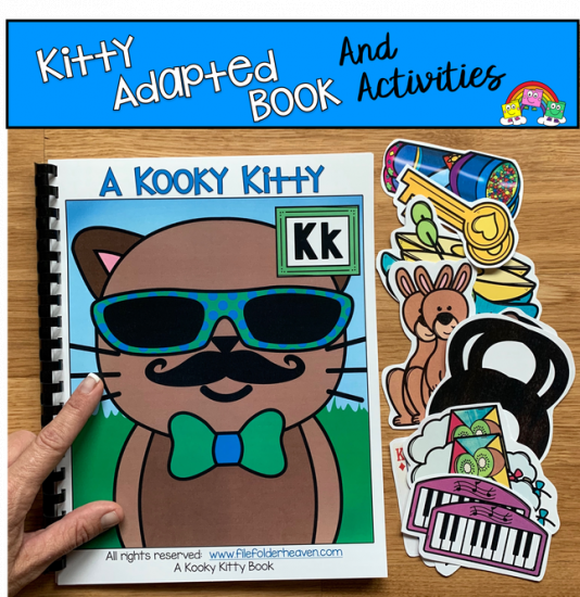 \"A Kooky Kitty\" Adapted Books And Activities