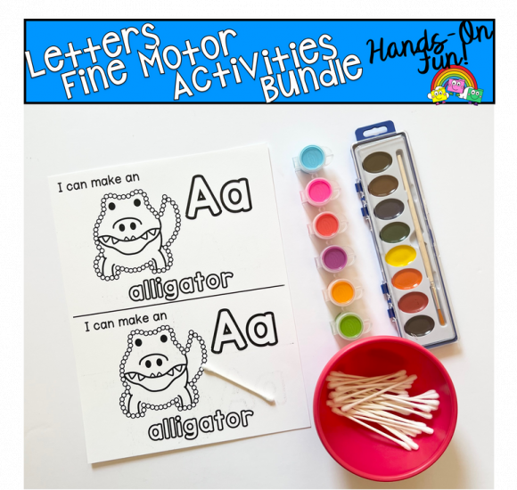 Beginning Sounds Q-Tip Painting Bundle