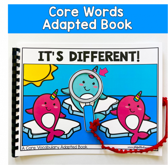 Core Words Adapted Book: IT\'S DIFFERENT