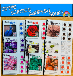 Simple Science Adapted Books For Identifying Colors