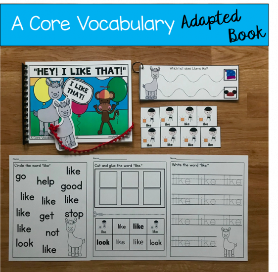 \"Hey! I Like That!\" (Working With Core Vocabulary)