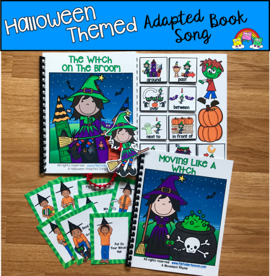 Halloween Themed Adapted Books (w/Music and Movement)