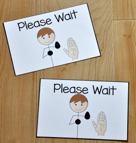 Please Wait Card