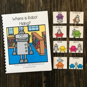 "Where is Robot Hiding?" Adapted Book
