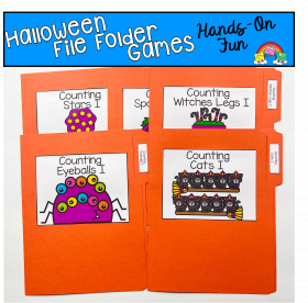 Halloween Counting File Folder Games 2