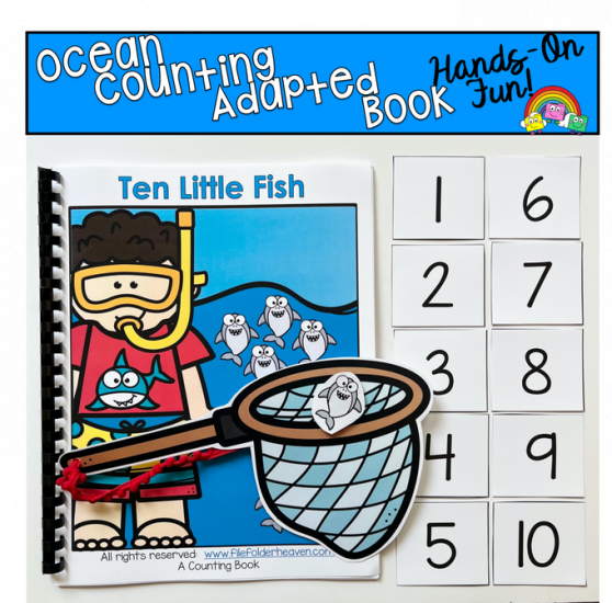 Ocean Counting Adapted Books And Activities