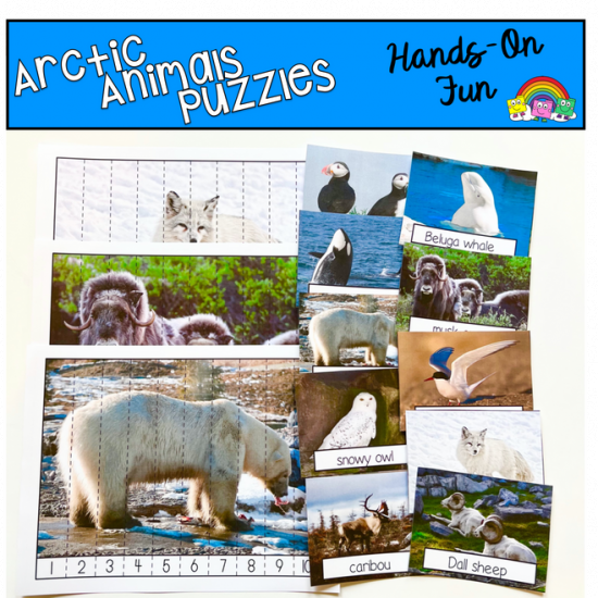 Arctic Animals Puzzles (W/Real Photos) - $ : File Folder Games at File Folder Heaven - Printable, hands-on fun! Arctic Animals Puzzles (W/Real Photos) - $ : File Folder Games at File Folder Heaven - Printable, hands-on fun!