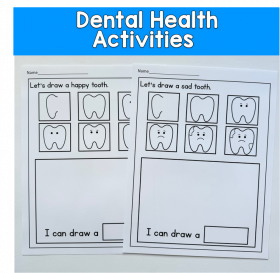 Dental Health Directed Drawing Activities