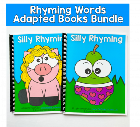 Rhyming Wordds Adapted Books Bundle