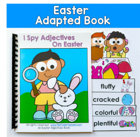 Easter Adapted Book: I Spy Adjectives On Easter