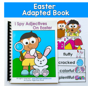 Easter Adapted Book: I Spy Adjectives On Easter