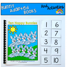 Ten Happy Bunnies Adapted Book And Activities