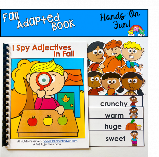 Fall Adapted Book: I Spy Fall Adjectives