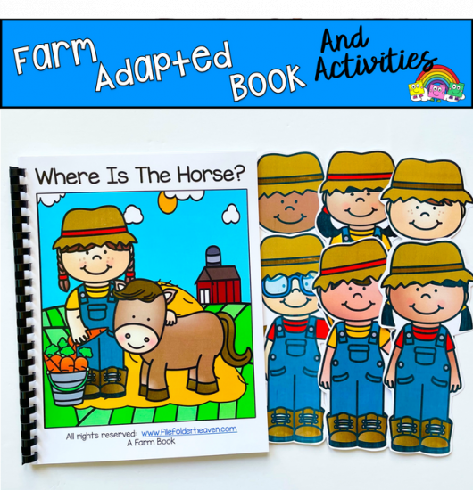 Farm Adapted Book: \"Where Is The Horse?\"