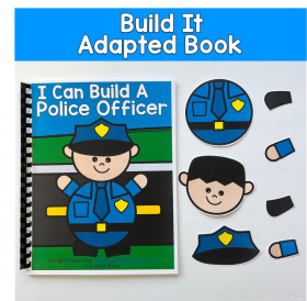 I Can Build A Police Officer 1 Adapted Book