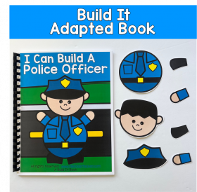 I Can Build A Police Officer 1 Adapted Book