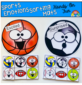 Sports Emotions Sorting Mats