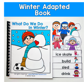 Winter Adapted Book: What Do We Do In Winter?