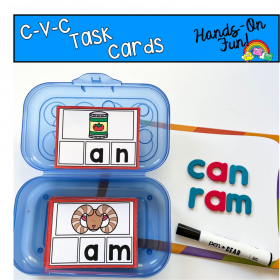 CVC Words Task Cards
