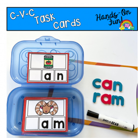 CVC Words Task Cards