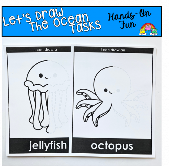 Let\'s Draw The Ocean Fine Motor Activities