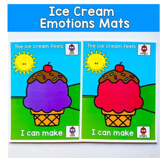Ice Cream Emotions Mats