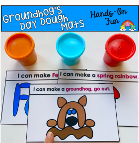 Groundhog Day Dough Mats