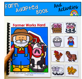 Farm Adapted Book And Activities: "Farmer Works Hard"