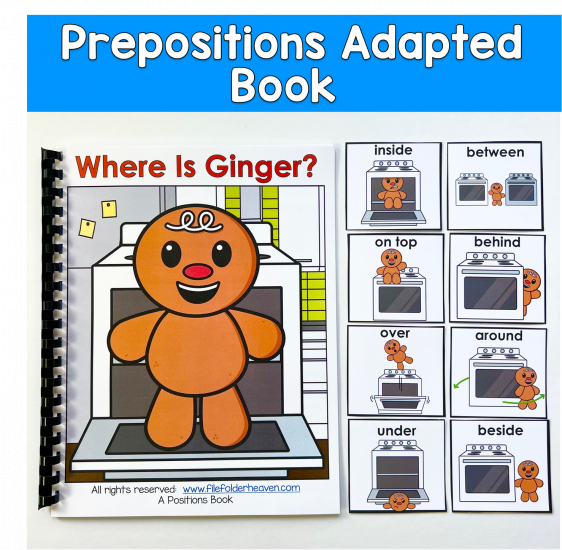 Prepositions Adapted Book: Where Is Ginger?