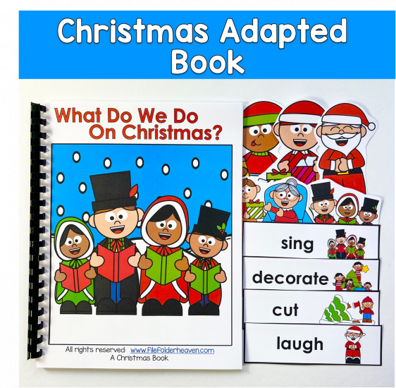 Christmas Adapted Book: What Do We Do On Christmas?