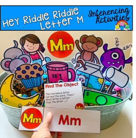 "Hey Riddle Riddle" Letter M Activities For The Sensory Bin