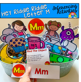 "Hey Riddle Riddle" Letter M Activities For The Sensory Bin