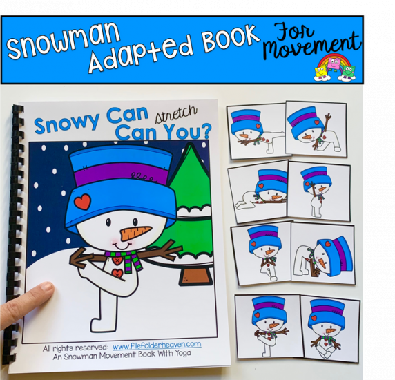 \"Snowy Can Can You\" Movement And Imitation Book