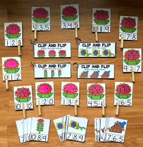 Simple Math Centers For Spring