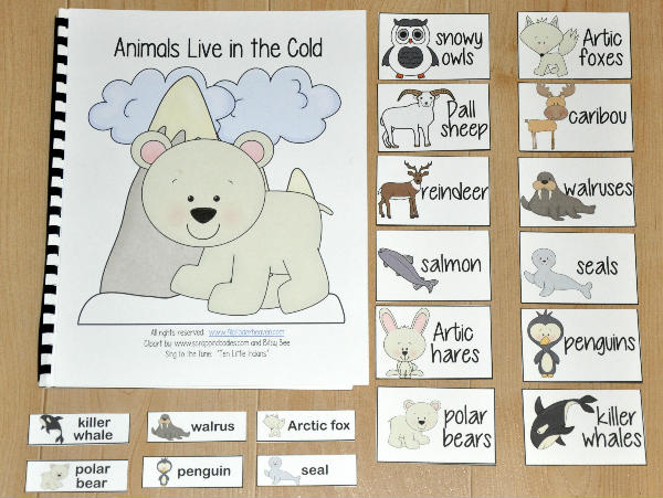 "Animals Live in the Cold" Adapted Song Book - Click Image to Close