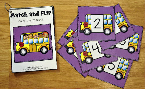 Back to School Match and Flip Books
