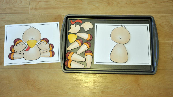 Build a Turkey Cookie Sheet Activity