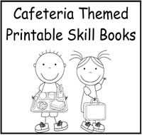Cafeteria Themed Printable Books