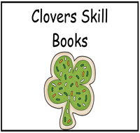 Cut and Glue Clovers Skill Book