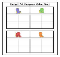 Delightful Dragons Four Column Sort