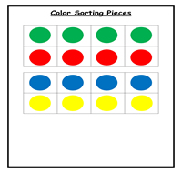 Four Column Color Autism Task