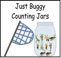 Just Buggy Counting Jars File Folder Game