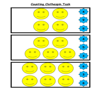 Counting Clothespin Task