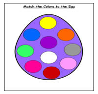Easter Egg Polka-Dot Match Cookie Sheet Activity