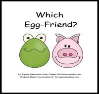 Which Egg Friend is Which Riddle Book