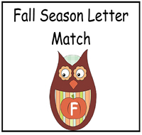 "Fall Season" File Folder Game