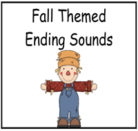Fall Ending Sounds File Folder Game