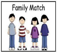 My Family Match File Folder Game