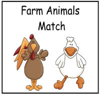 Farm Animals Match File Folder Game - $ : File Folder Games at File  Folder Heaven - Printable, hands-on fun!