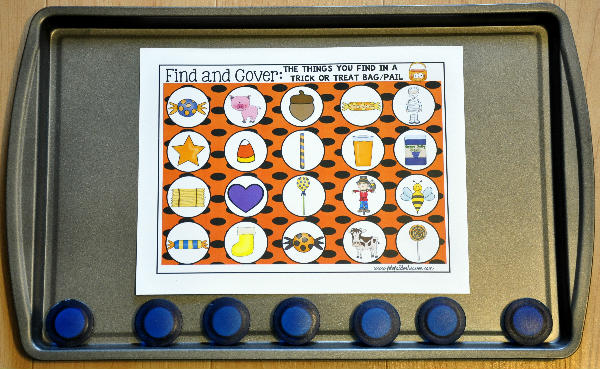 Halloween: \"Find and Cover\" Activities